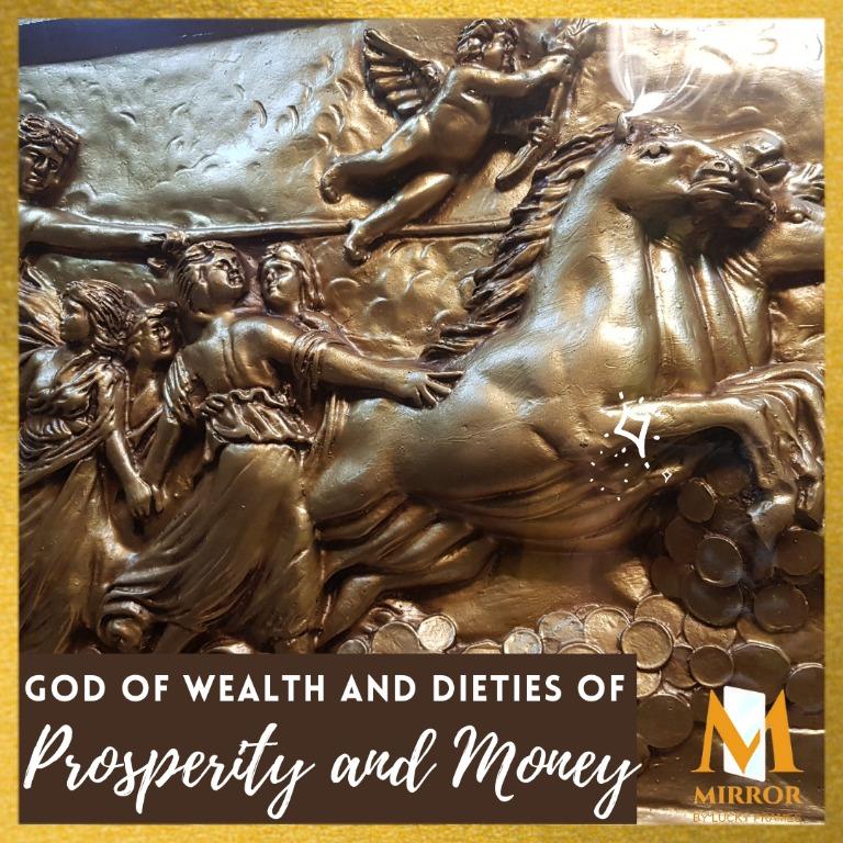 God Of Wealth And Deities Of Prosperity & Money Wall Frame, Furniture &  Home Living, Home Decor, Frames & Pictures On Carousell