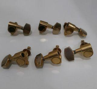 Gold Plated Guitar Tuning Heads