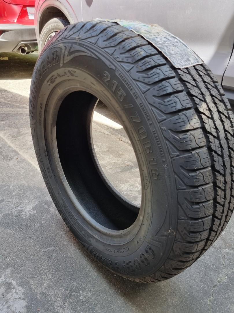 Goodyear Wrangler Triplemax (215/70 R16), Car Parts & Accessories, Mags and  Tires on Carousell