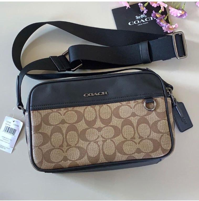 Guaranteed Original C4149 Coach Graham Crossbody in Signature Canvas
