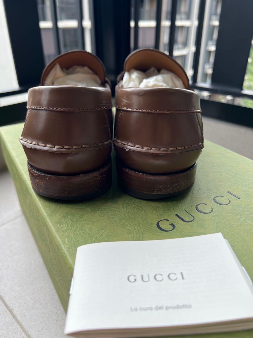 Gucci Kaveh interlocking-G leather loafers, Luxury, Sneakers & Footwear ...
