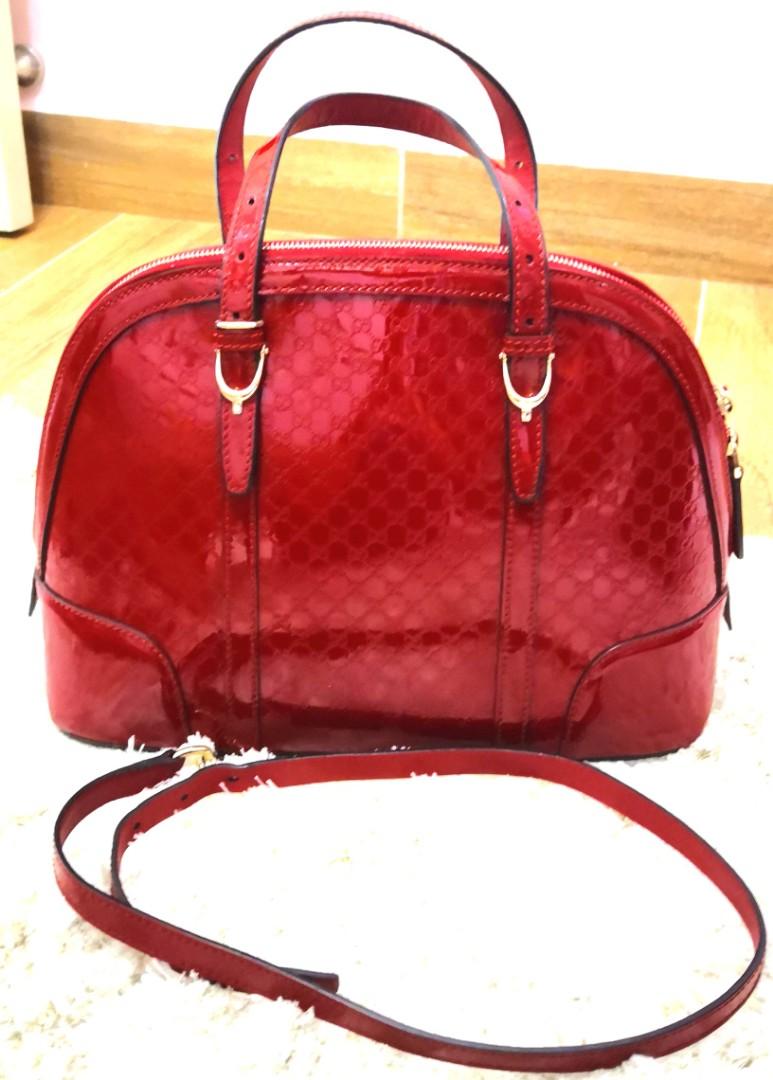 Gucci Microguccissima Patent leather bag Luxury Bags Wallets