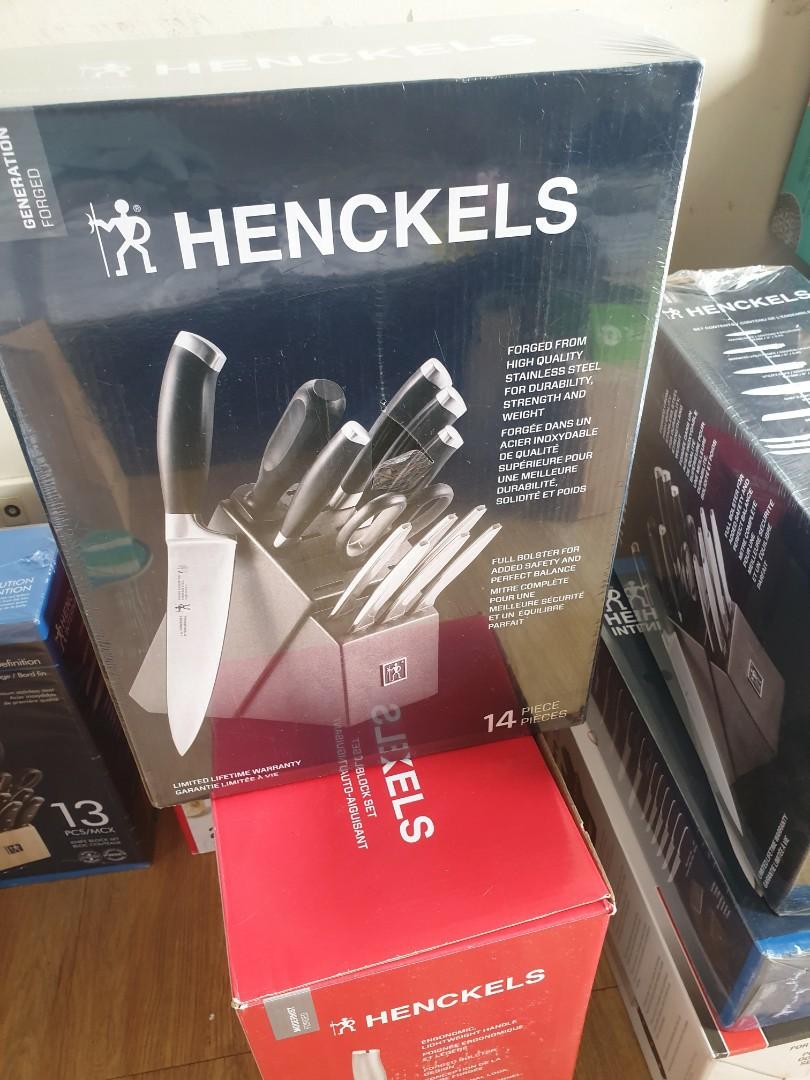 Henckels forged generation knife block set top