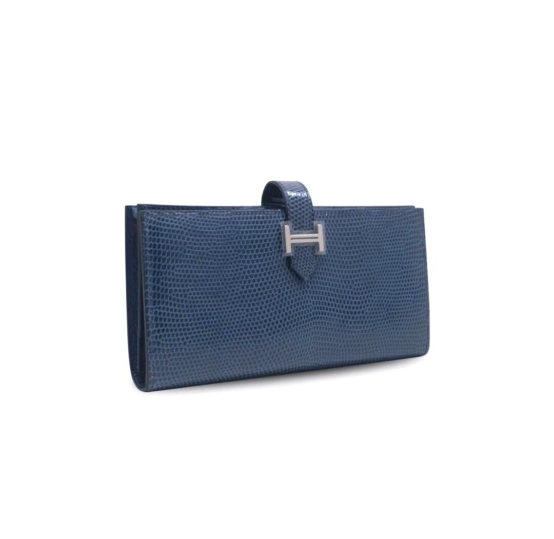 Hermes Blue Brume Epsom Bastia, Luxury, Bags & Wallets on Carousell