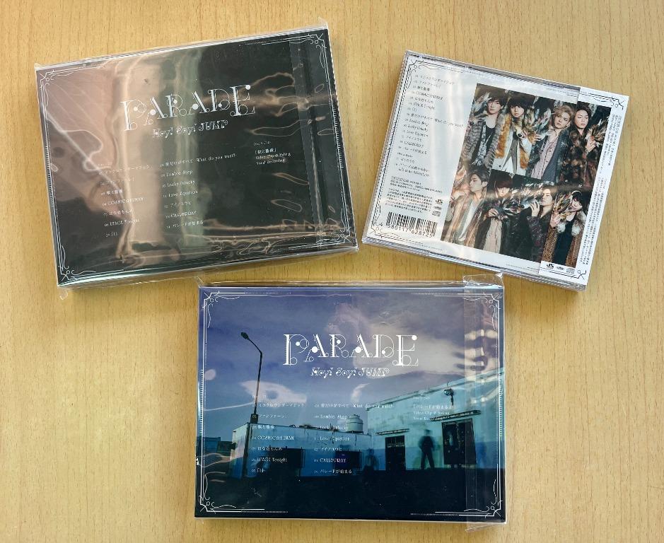 Hey! Say! JUMP PARADE 日版Album 初回限定盤1, 2及通常盤(全套$250