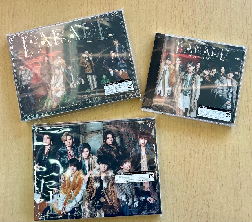 Hey! Say! JUMP PARADE 日版Album 初回限定盤1, 2及通常盤(全套$250