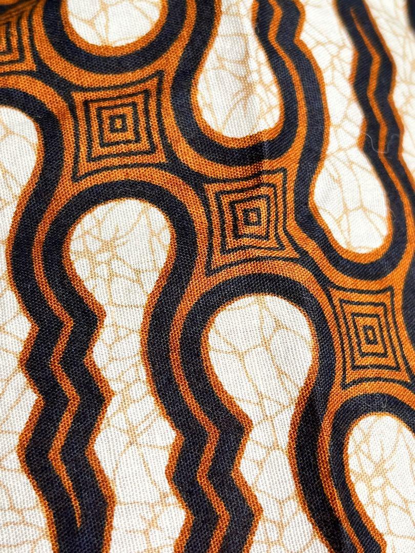High Quality Batik Polo from Indonesia - Brown Traditional Pattern, Men ...
