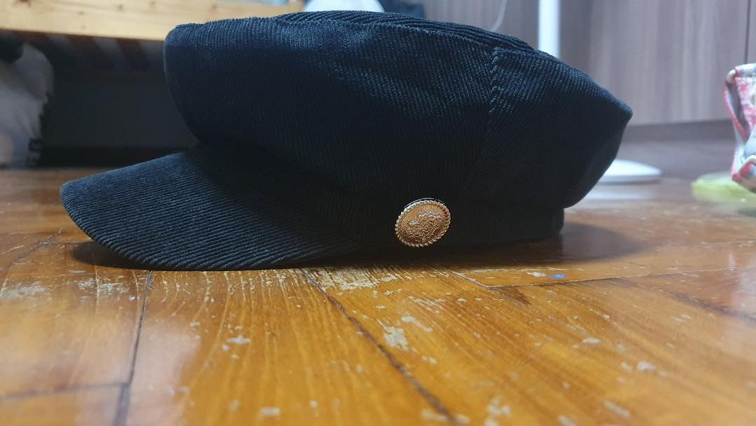 H&m black beret cheap