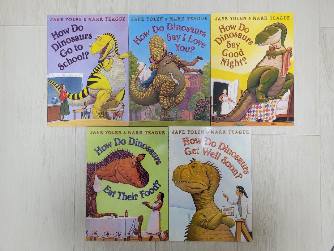 How do dinosaurs 系列 by Jane Yolen 大本英文童書, 興趣及遊戲, 書本 & 文具, 小朋友書 - Carousell