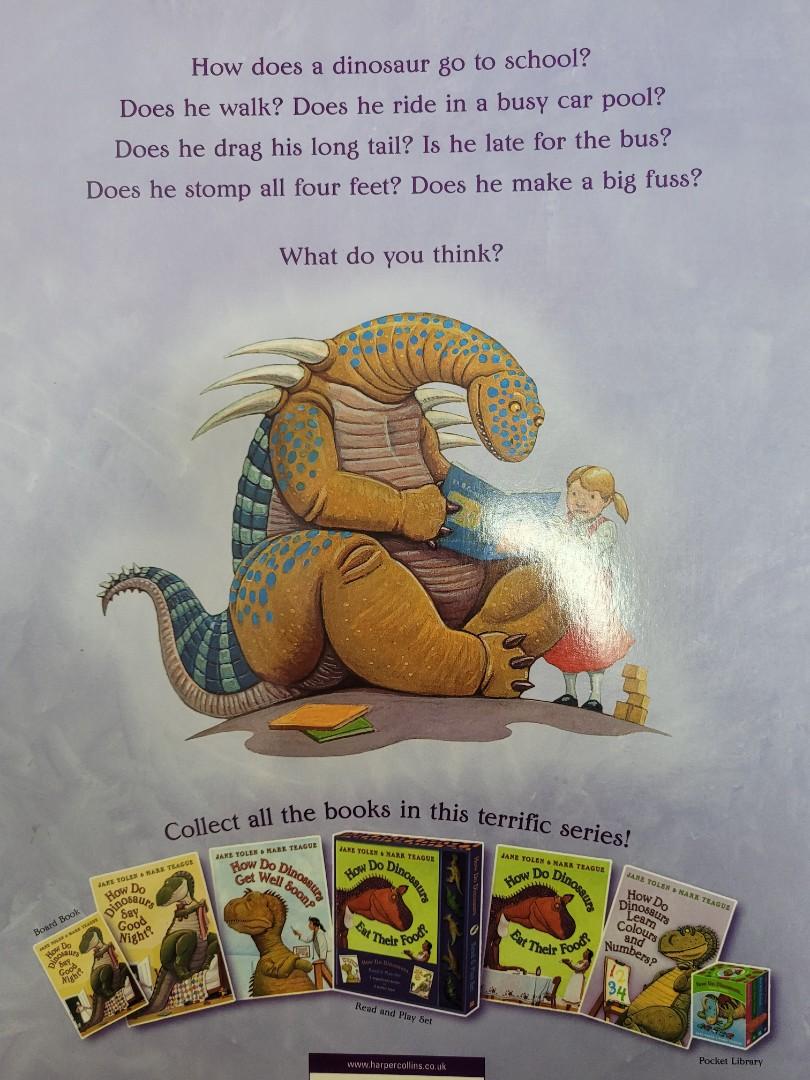 How do dinosaurs 系列 by Jane Yolen 大本英文童書, 興趣及遊戲, 書本 & 文具, 小朋友書 - Carousell