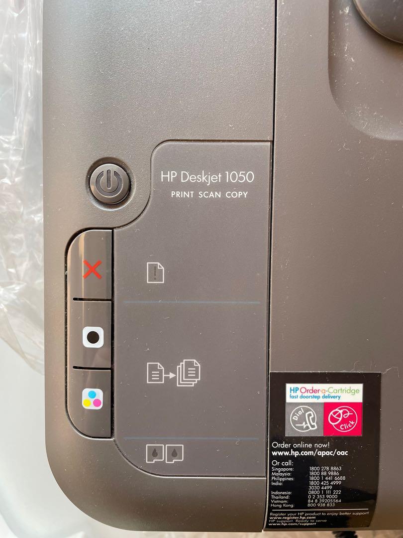 Hp Deskjet 1050 Print Scan Copy 電腦＆科技 打印機及影印機 Carousell 7197