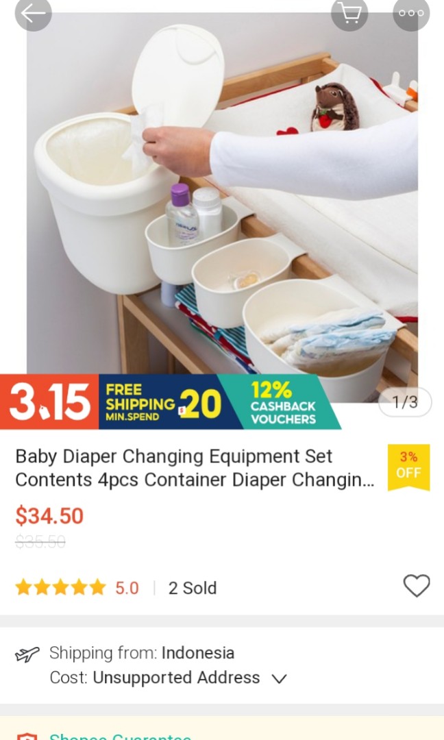 Ikea diaper station caddy