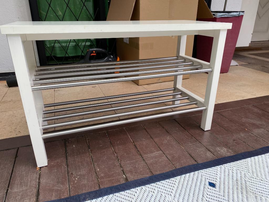 IKEA Hemnes Bench Shoe rack Furniture Home Living Furniture
