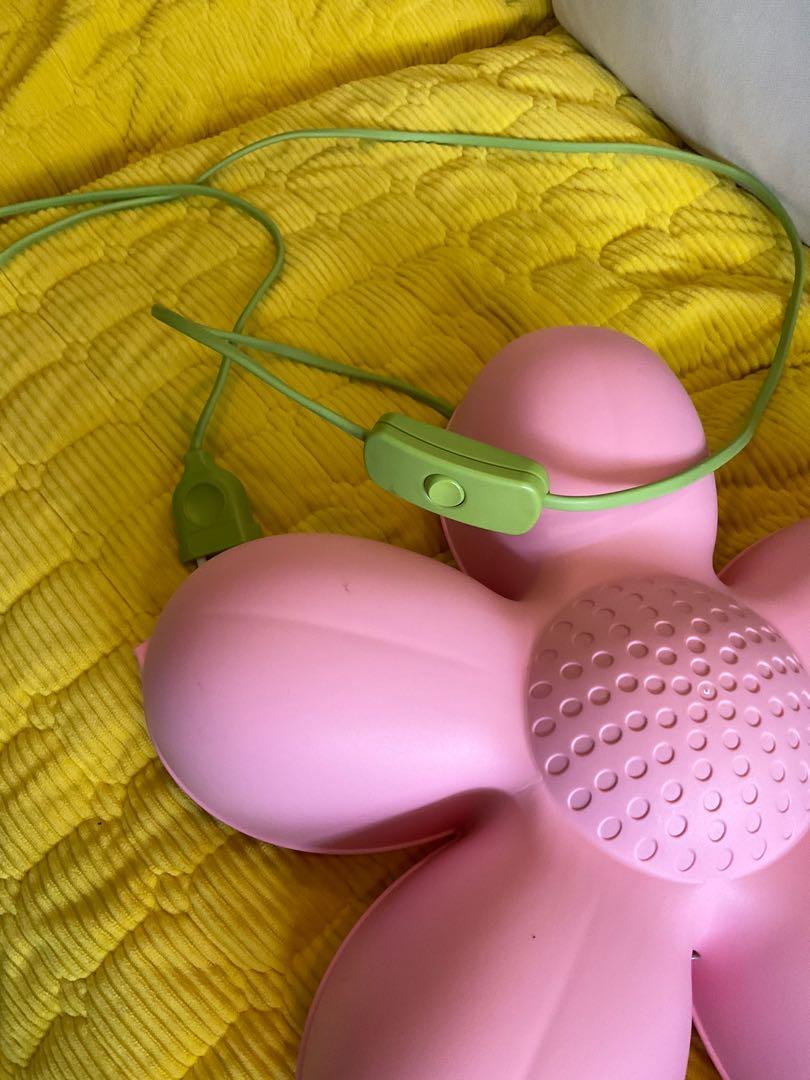 IKEA pink flowers lamp, Furniture & Home Living, Lighting & Fans