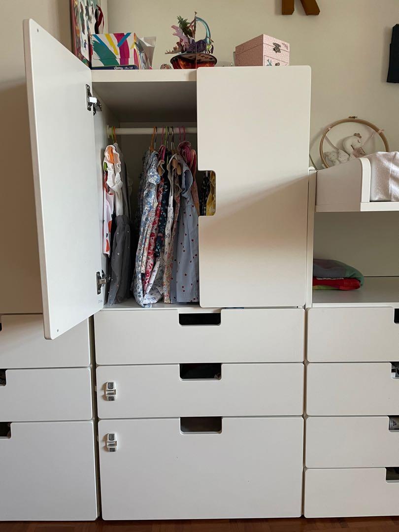 IKEA Stuva wardrobe, Furniture & Home Living, Furniture, Shelves