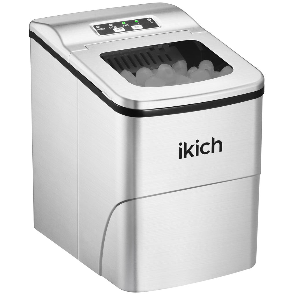 IKICH CP217A Ice Maker Countertop silver, TV & Home Appliances, Kitchen