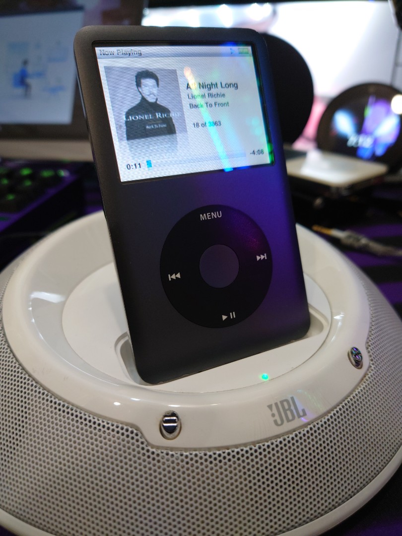 JBL ON STATION 200iD  ipod nano4世代8Gパープル