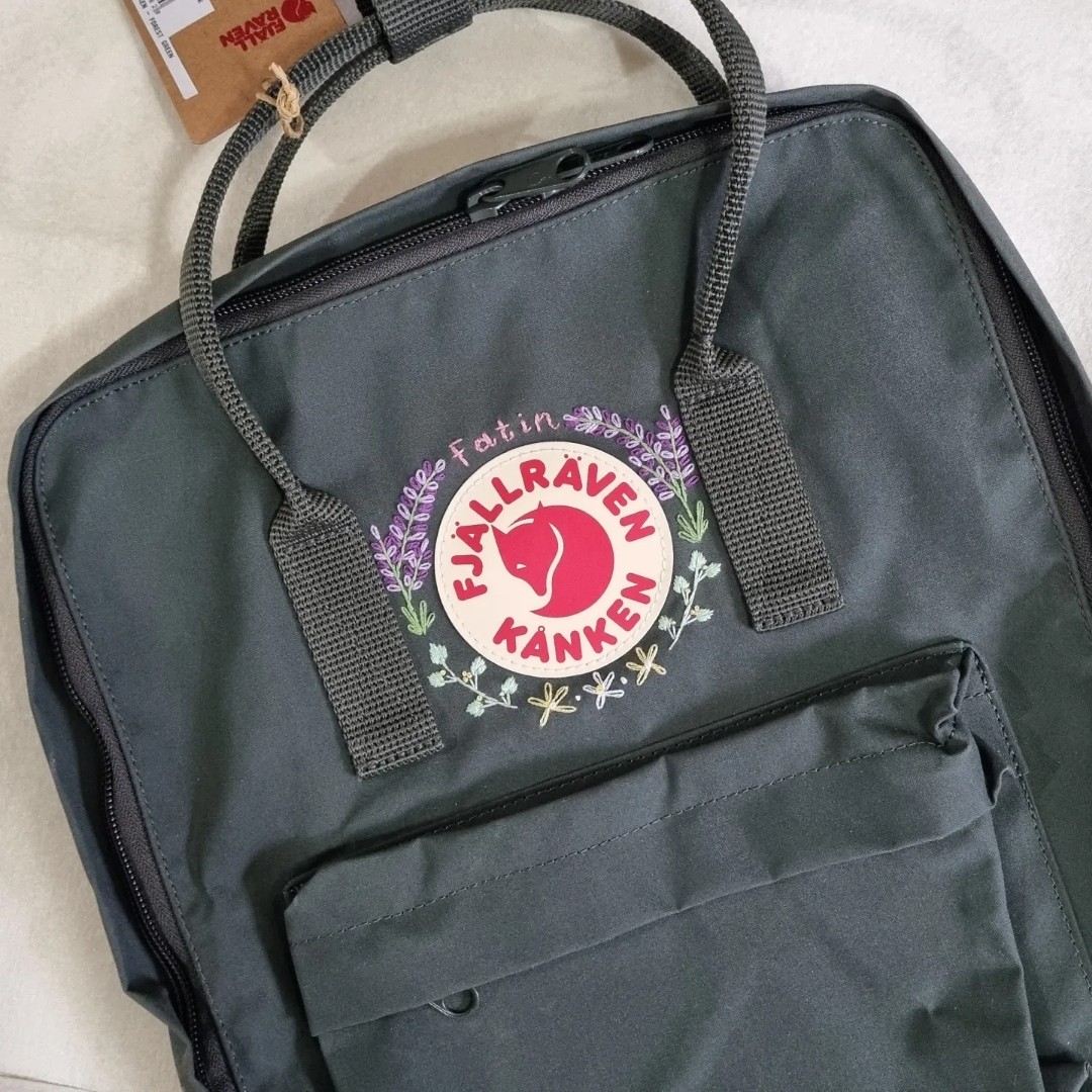 Kanken bag embroidery best sale