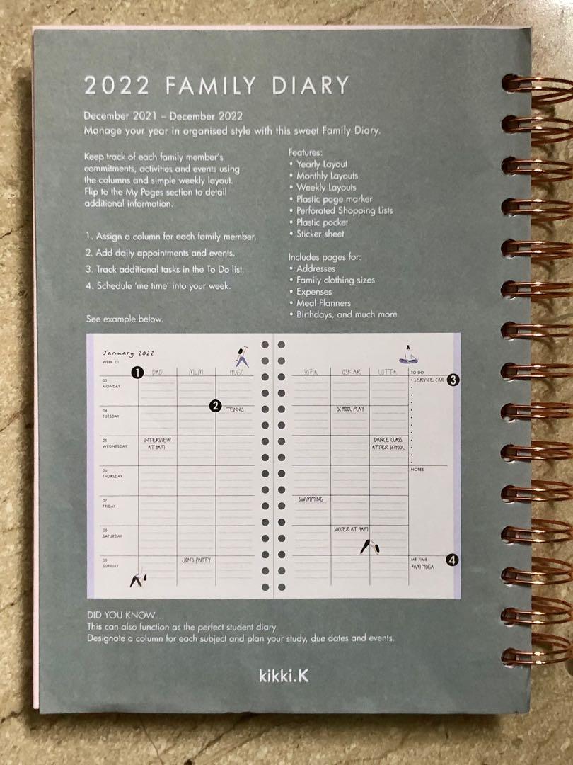 Kikki K 2022 Planner, Hobbies & Toys, Stationery & Craft, Stationery