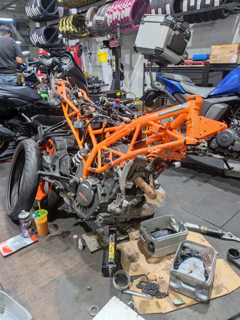 KTM RC200 Repairs, Motorcycles, Motorcycle Accessories on Carousell