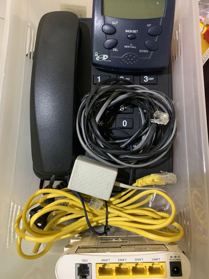 Landline telephone with modem, TV & Home Appliances, Other Home