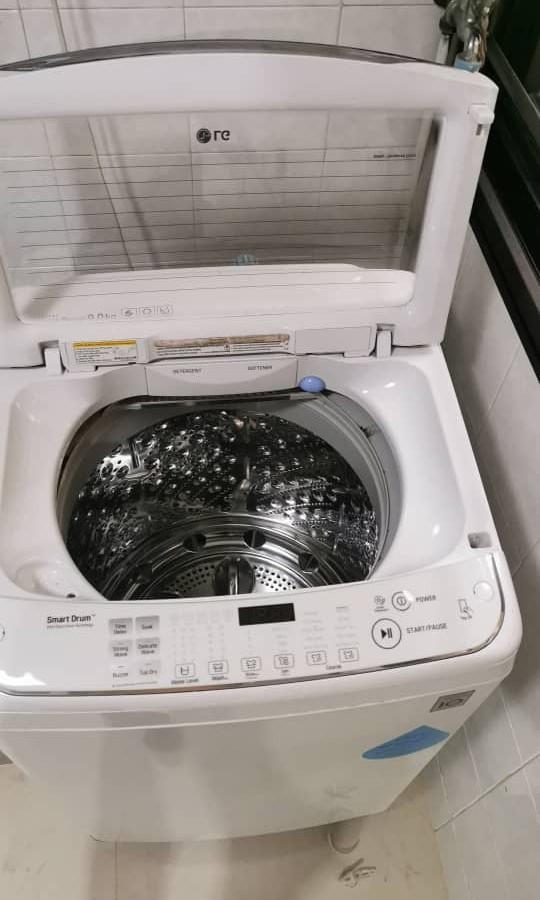 LG smart drum 9kg washing machine, TV & Home Appliances, Washing