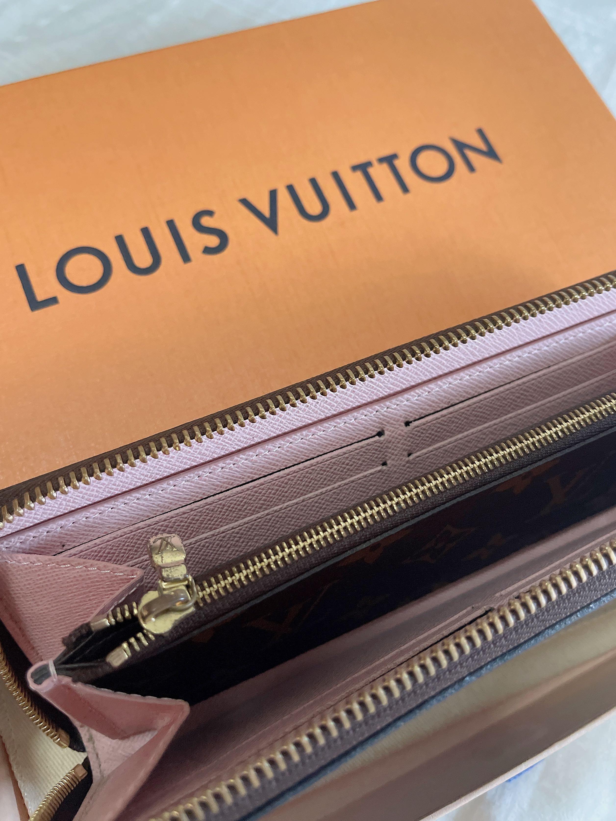 Louis Vuitton Damier Azur Rose Ballerine Clemence Wallet - Preloved LV