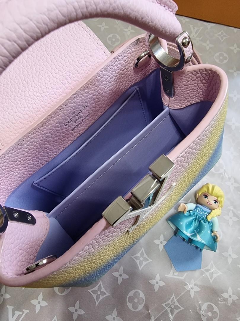 LV Special Capucines Mini. Elsa. Unicorn. Pastel Rainbow, Luxury, Bags &  Wallets on Carousell