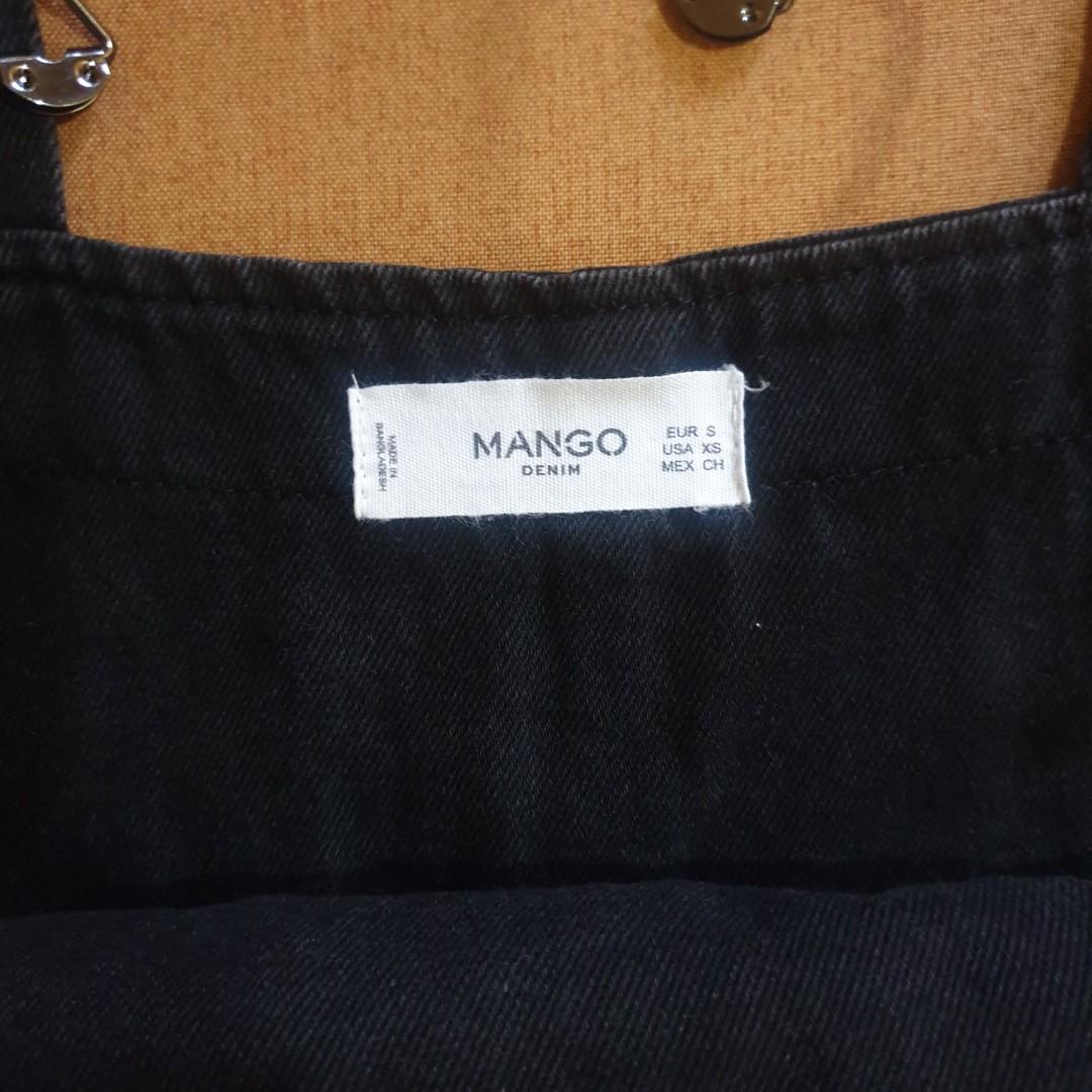 Mango Black Denim Pinafore Dress (Category: Dresses) located in Makati City. Submitted by aviacruz (Listing ID 1145916135, Image 2). Description: cute pinafore denim dress blue denim color available too.