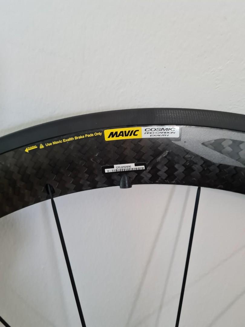 mavic cosmic pro carbon exalith brake pads