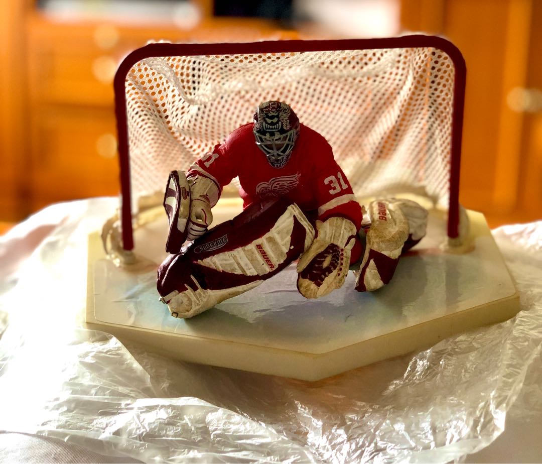 Mcfarlane NHL Goalie Hockey Curtis Joseph Rare Red Version, Hobbies