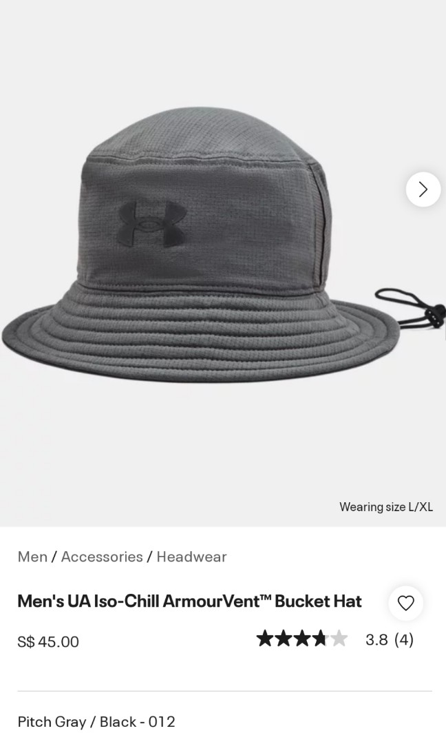 Under Armour Iso-Chill ArmourVent™ Bucket Hat, Men's Fashion, Watches &  Accessories, Caps & Hats on Carousell