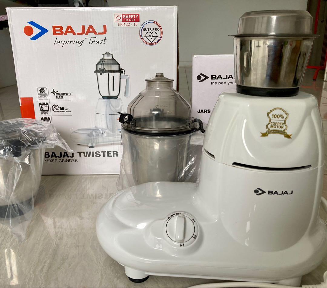 bajaj twister 750 w mixer grinder