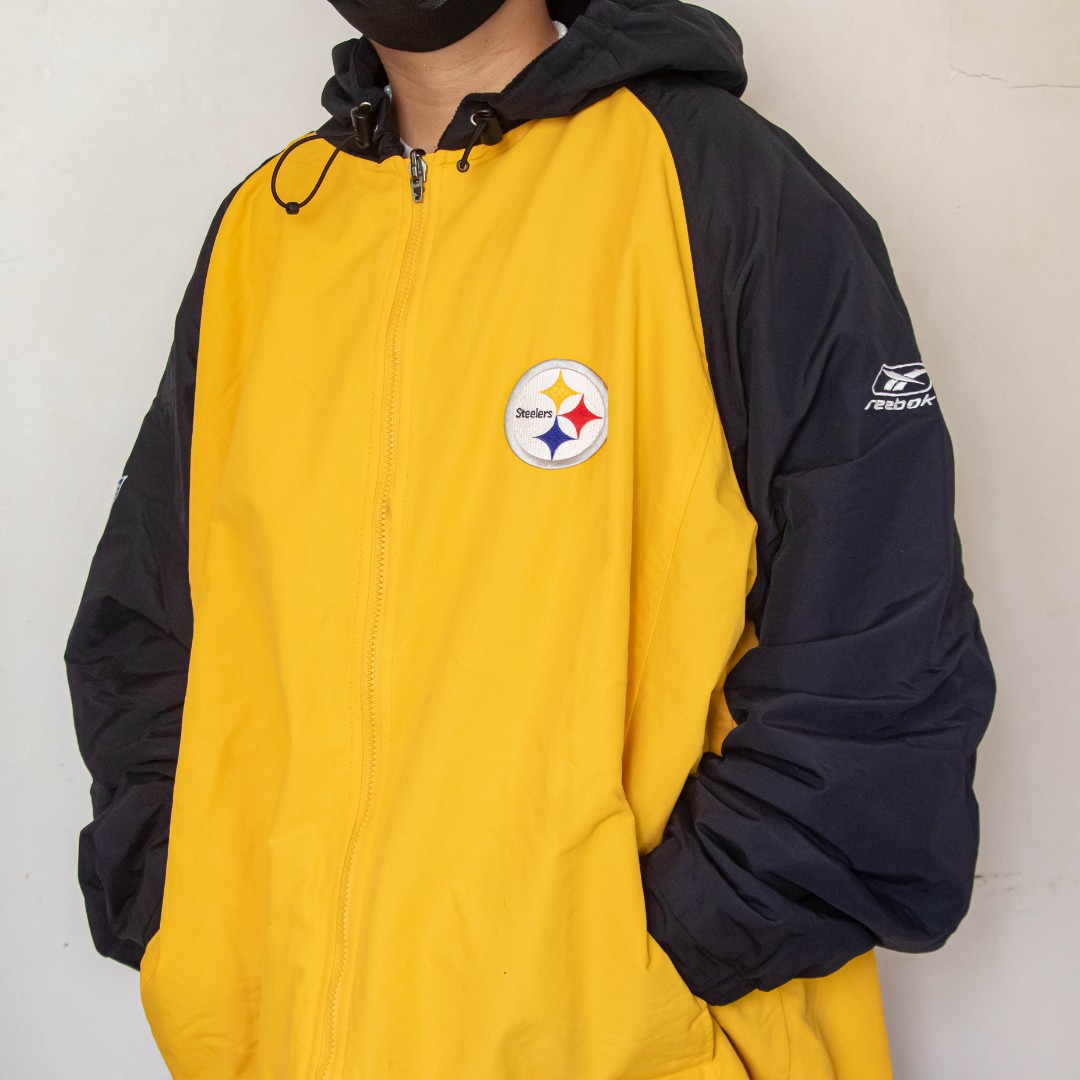 VTG Pro Player Pittsburgh STEELERS NFL Experience Reversible Men's Jacket  Sz L