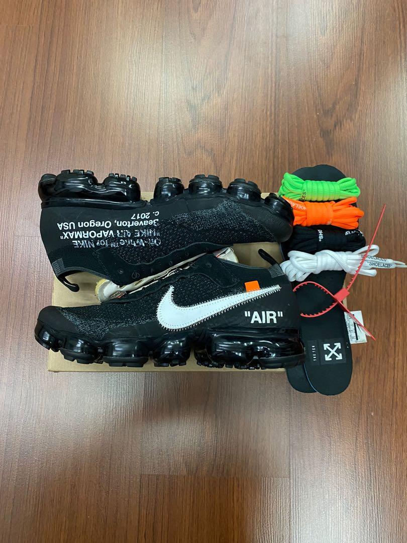 nike vapormax off white black real vs fake