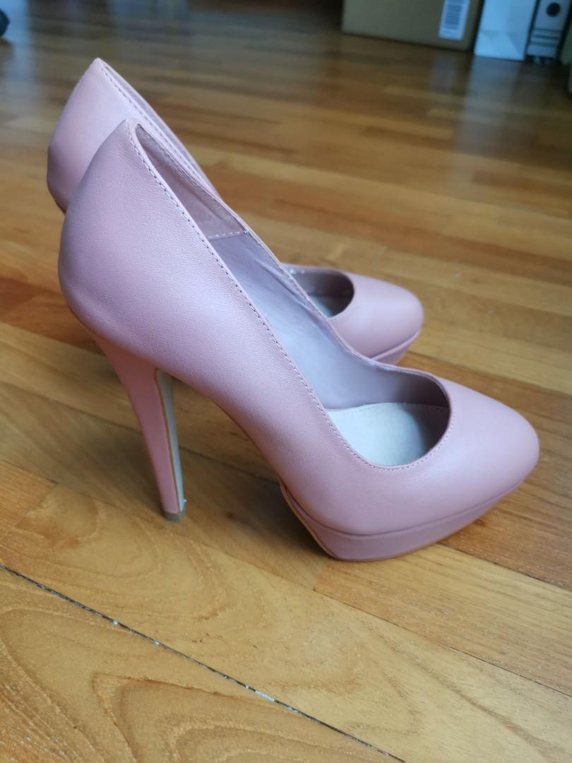 Office nude pink court shoes Women s Fashion Footwear Flats on
