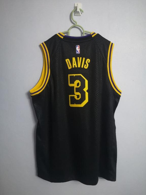 Official Nike L.A Lakers Black Mamba Jersey Anthony Davis #3 BNWT, Men's  Fashion, Activewear on Carousell