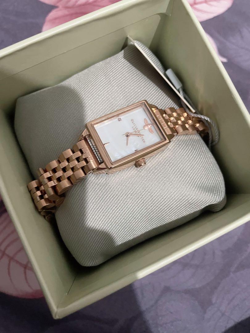 Olivia burton top bee hive watch