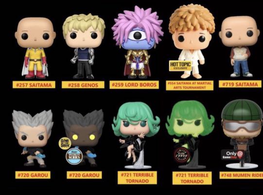 One punch man funko pop wave 2 hot sale