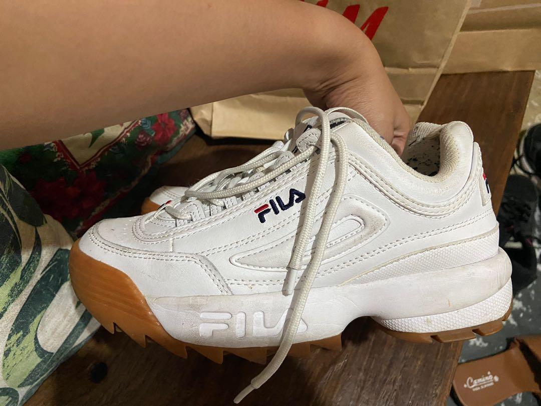 Fila disruptor brown sales sole