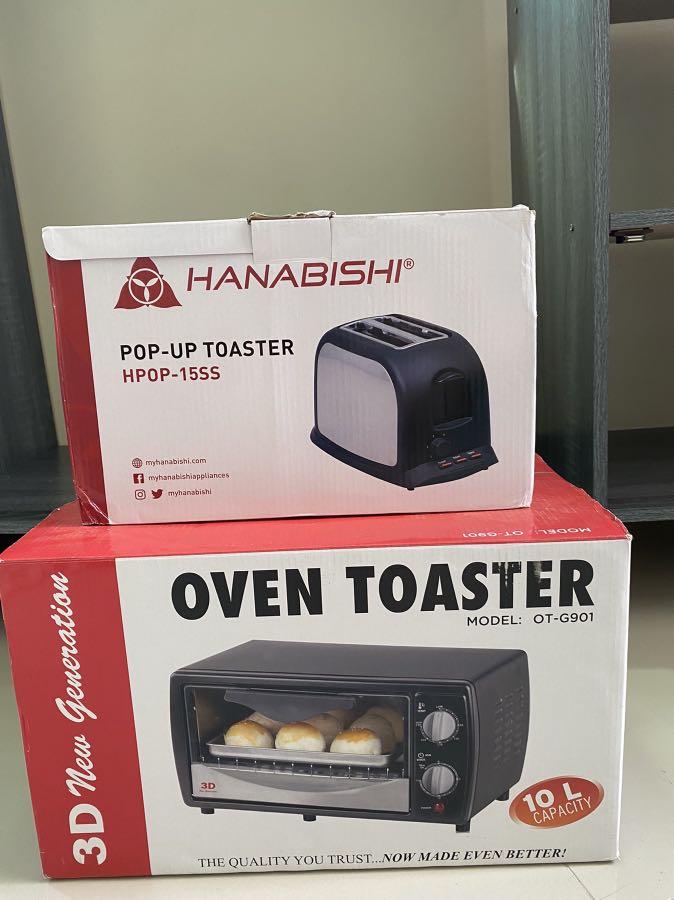 Oven Toaster and Popup Toaster, Furniture & Home Living, Kitchenware