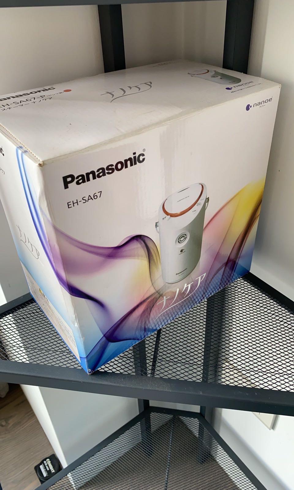 Panasonic松下奈米離子蒸汽機美容儀蒸臉器芳香片兩用型EH-SA67-P, 美妝