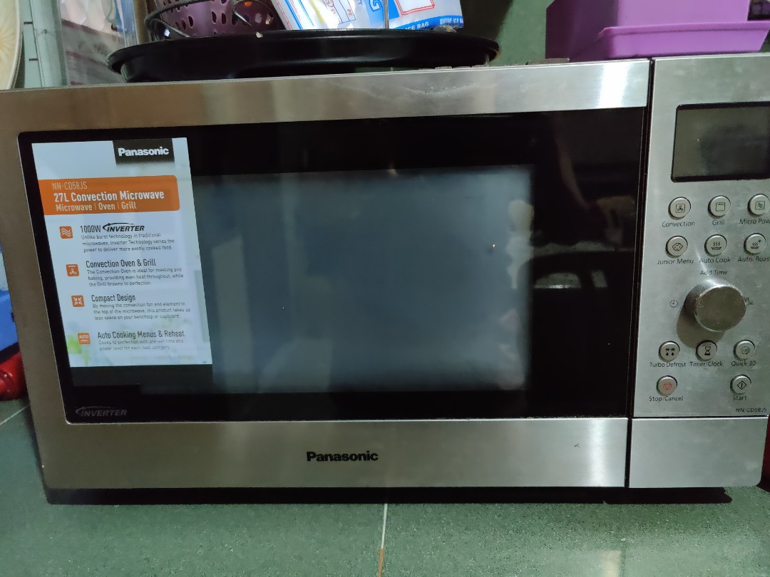 Panasonic convection microwave oven grill 3 in 1, TV & Home Appliances
