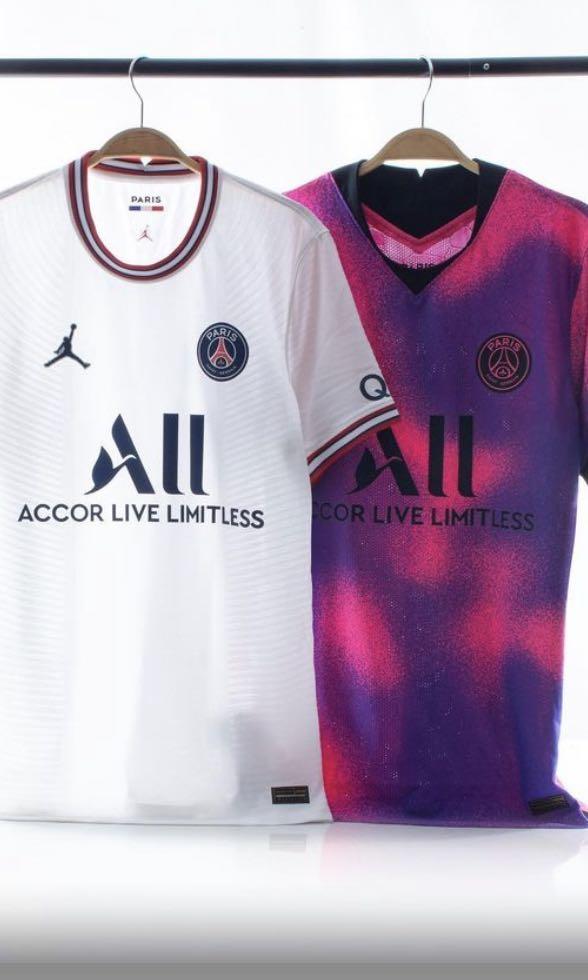 Youth Nike Pink/Purple Paris Saint-Germain 2020/21 Fourth Jersey Kit