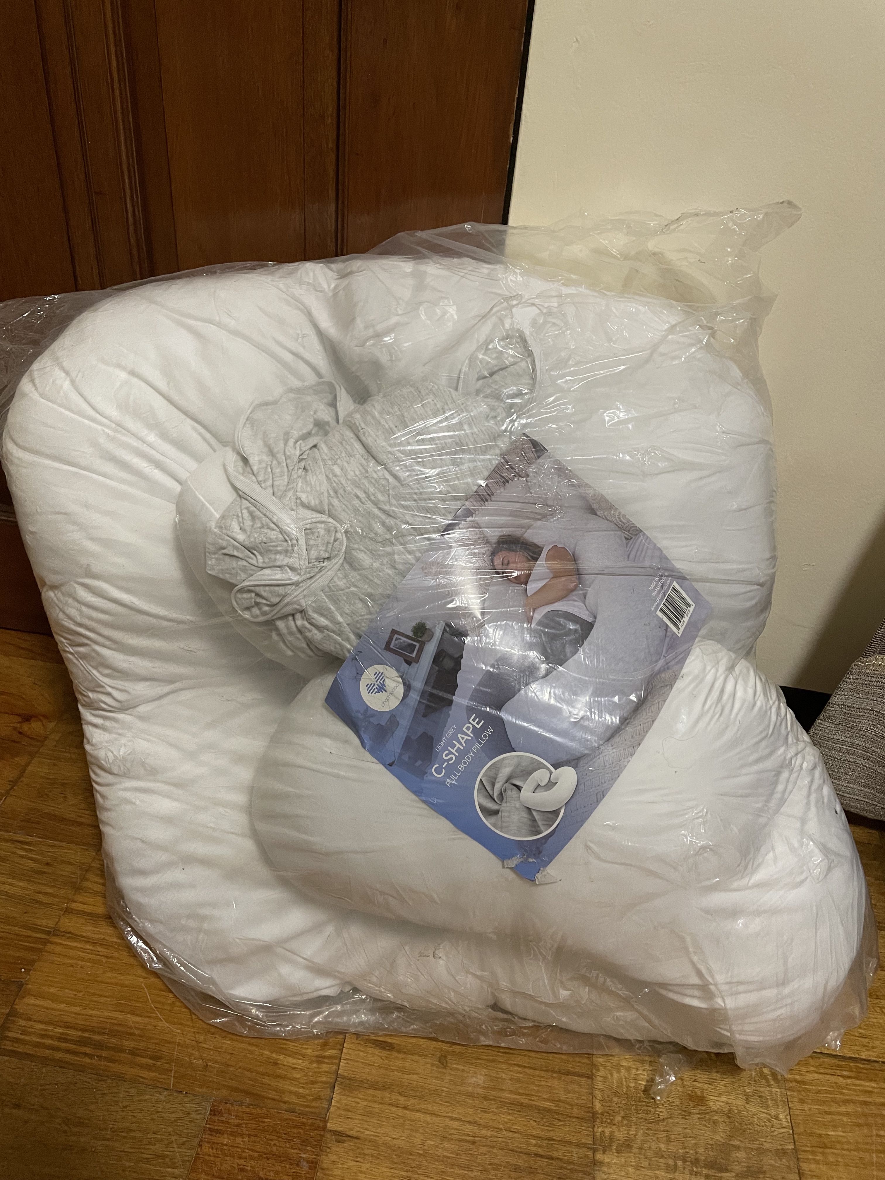 PharMeDoc Pregnancy Pillows CShape Full Body Pillow and Maternity