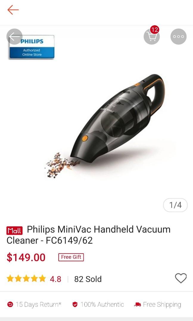 Philips Minivac 12V (Brand New in box), TV & Home Appliances, Vacuum