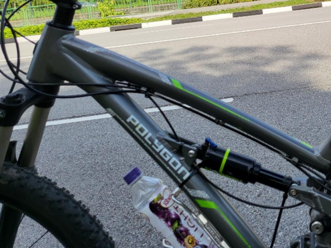 Polygon siskiu d6 green grey dual both full suspension see photos 27.5 wheels disc brake sz S rider