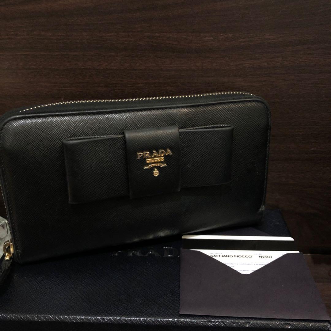 Prada Tessuto Saffiano Nero bag, Luxury, Bags & Wallets on Carousell