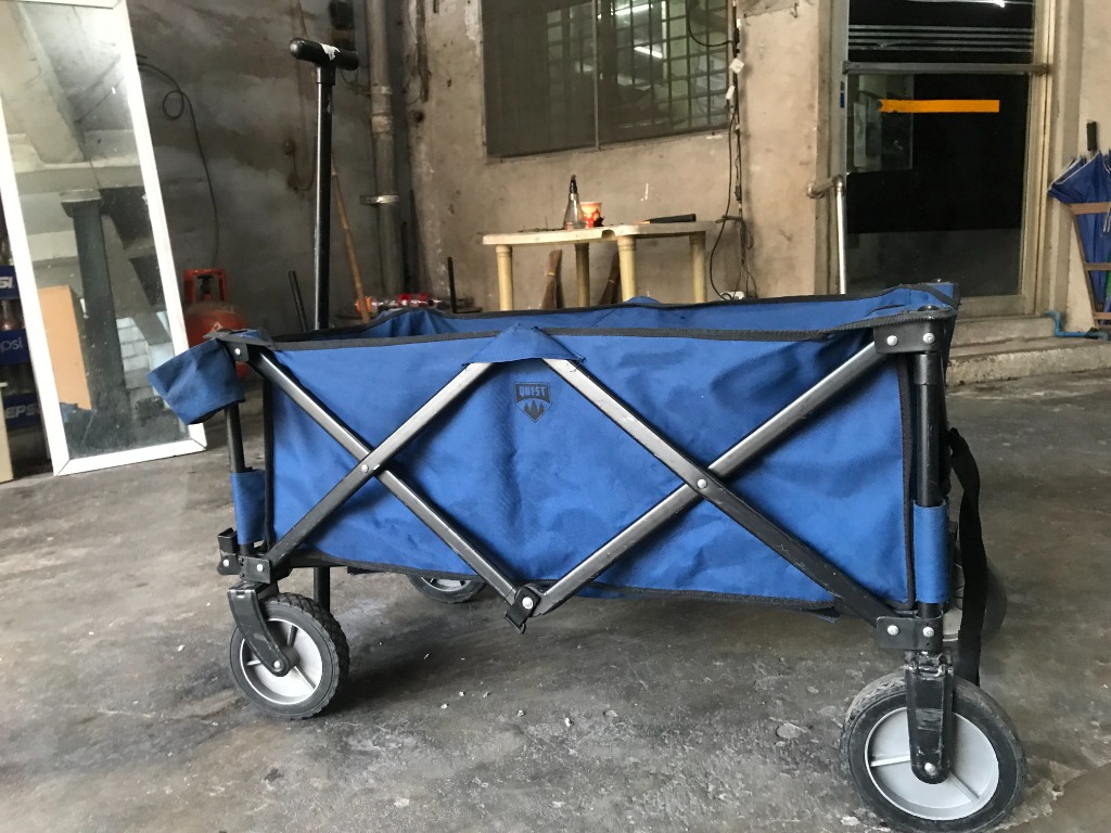 Quest Folding Wagon Blue, Sports Equipment, Other Sports Equipment and