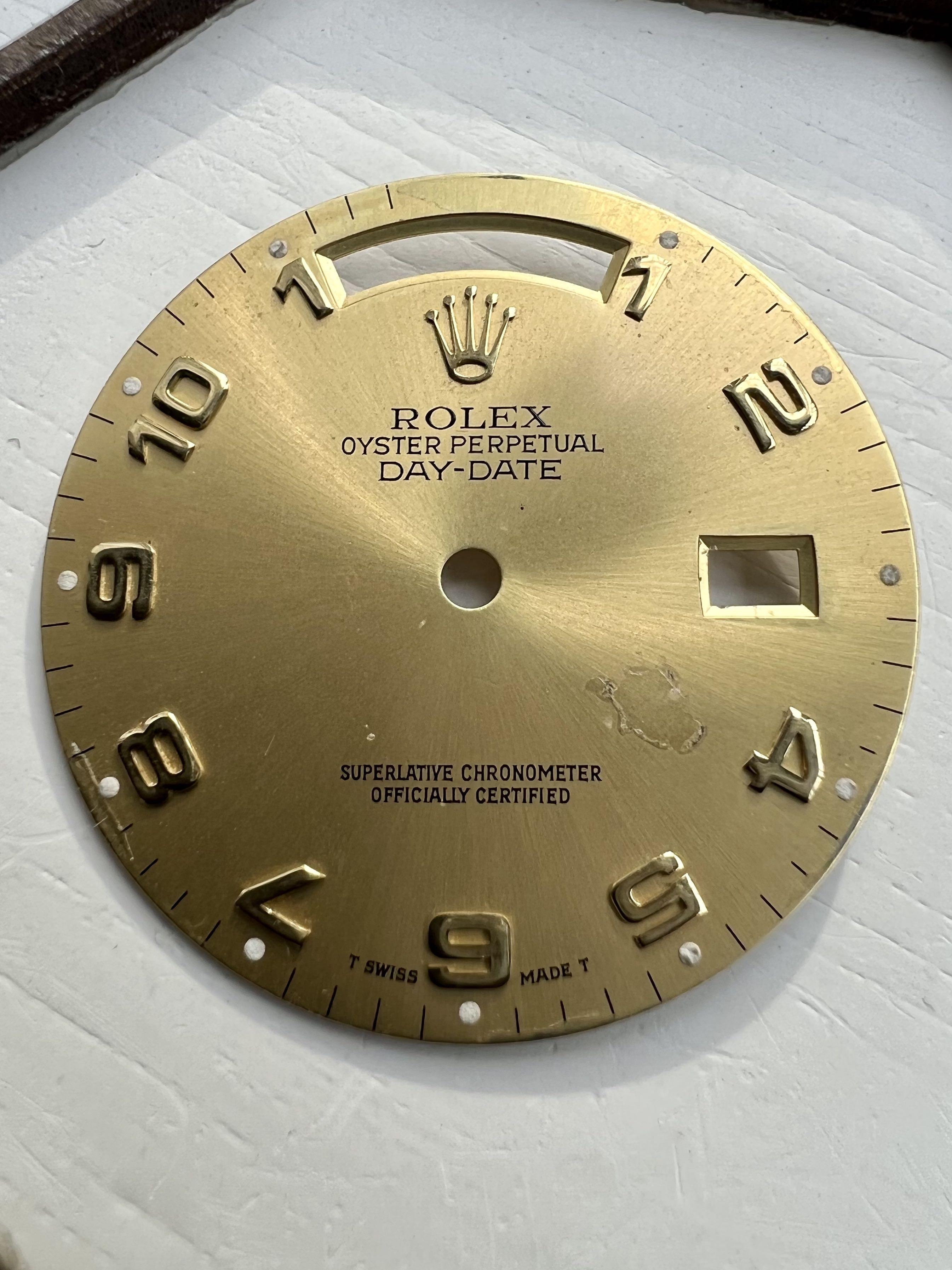 Rolex day date arabic numerals 2025